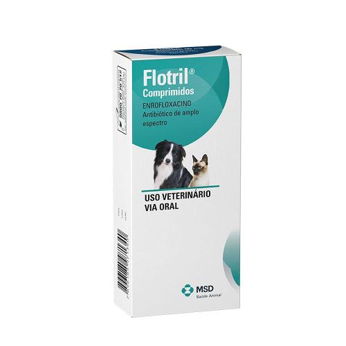Antibiótico Flotril 50mg para Cães e Gatos