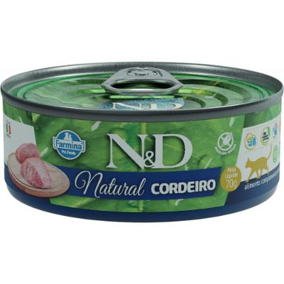 Ração Úmida N&amp;D Natural Gatos Cordeiro
