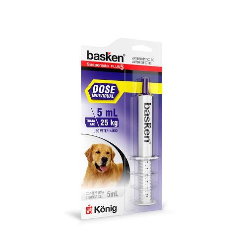 Basken Suspensão Seringa Cães e Gatos