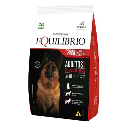 Ração Equilíbrio para Cães Adultos Porte Grande Carne
