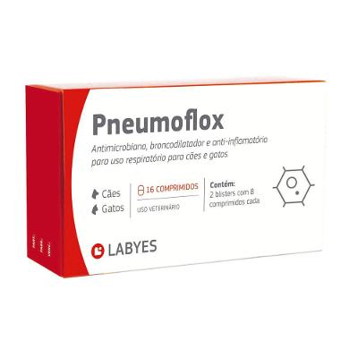Antibiótico Pneumoflox Labyes para cães e gatos