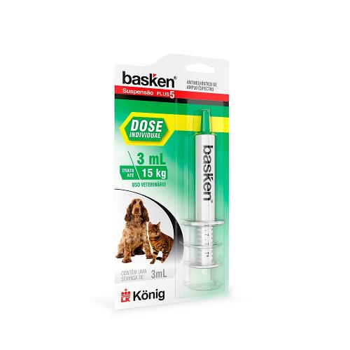 Basken Suspensão Seringa Cães e Gatos