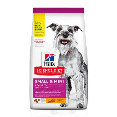 Ração Hill's Cães Adultos 7+ Raças Minis e Pequenas Frango