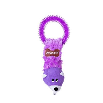 Brinquedo Pelúcia Mordedor Esquilo Roxo Savana