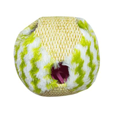 Brinquedo Pelúcia Bola com Guizo Savana