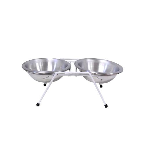 Comedouro Duplo com Suporte Royale