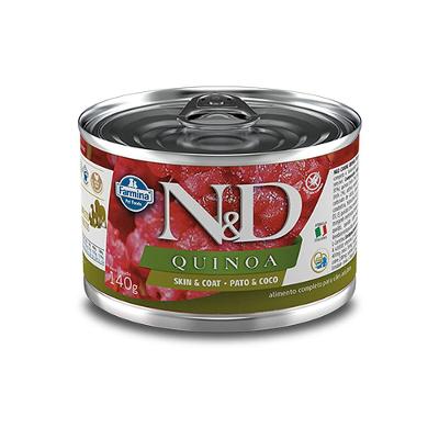 Ração Úmida N&amp;D Quinoa Cães Skin e Coat Pato