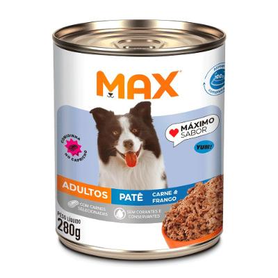 Ração Úmida Max Cães Adultos Patê Carne e Frango