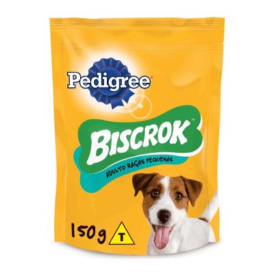 Biscoito Pedigree Biscrok Cães Adultos Raças Pequenas