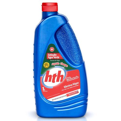 Algicida de Choque Solução Água Verde HTH