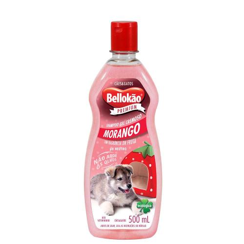 Shampoo para Cães e Gatos Morango Bellokão 500ml