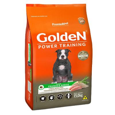 Ração Golden Power Training Cães Adultos Frango e Arroz