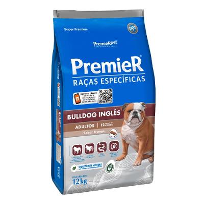 Ração Premier Raças Específicas Bulldog Inglês Adultos Frango