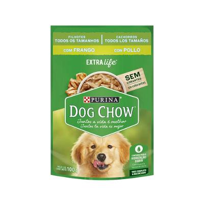 Ração Úmida Dog Chow Cães Filhotes Frango