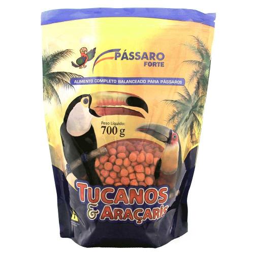 Alimento Completo para Tucanos e Araçaris Pássaro Forte 700g