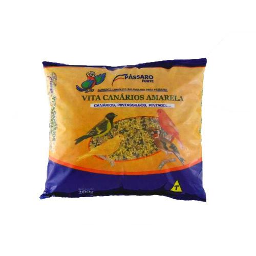 Ração para Canários Vita Amarela Pássaro Forte 200g
