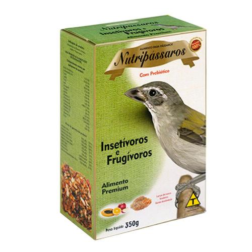 Ração para Pássaros Insetívoros e Frugívoros Nutripássaros