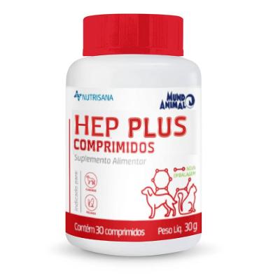 Hep Plus Nutrisana Suplemento Alimentar para Cães e Gatos Mundo Animal