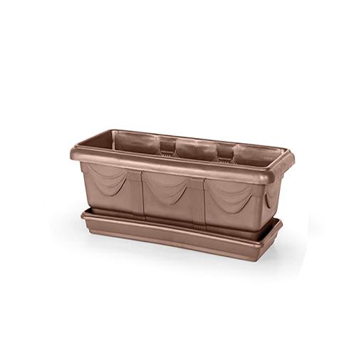 Jardineira Plástico Romano Tabaco Nutriplan