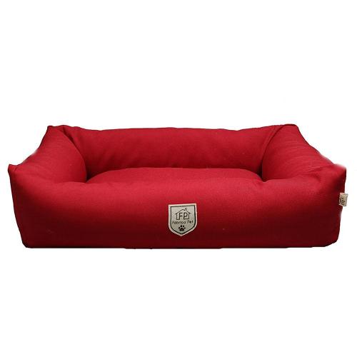 Cama Retangular Fábrica Pet Vermelha