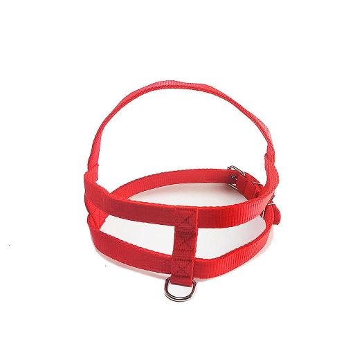 Peitoral Nylon Vermelho Santa Fé Pet Nº 5