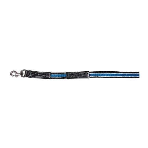 Guia Trançada Mosquetão Giratório Azul 150 cm