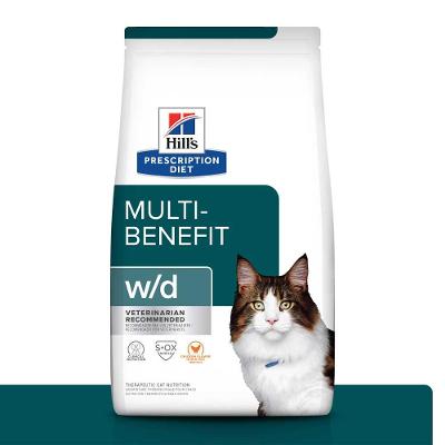 Ração Hill's Diet W/D Gatos Controle do Peso e Glicêmico