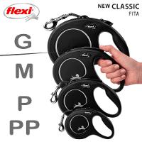 Guia Retrátil New Classic 5 M Flexi Preta - 8