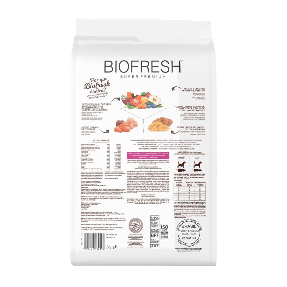 Ração Biofresh Light Cães Adultos Raças Médias - 3