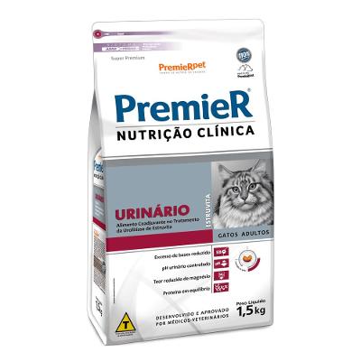 Ração Premier Nutrição Clínica Urinário Gatos Adultos
