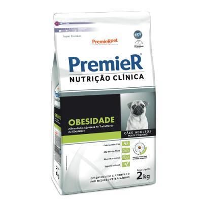 Ração Premier Nutrição Clínica Obesidade Cães Adultos Pequeno Porte