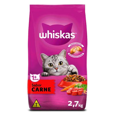 Ração Whiskas Gatos Adultos Carne