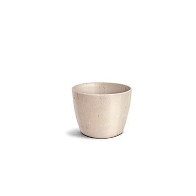 Cachepô Redondo Elegante Travertino Nutriplan