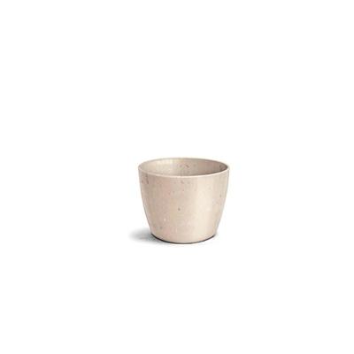 Cachepô Redondo Elegante Travertino Nutriplan