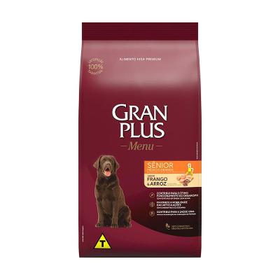 Ração GranPlus Menu Cães Sênior Portes Médio e Grande