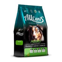 Ração Allcanis Premium Cães Adultos Frango Carne e Arroz - 1