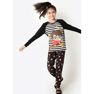 Pijama Manga longa Viscolycra Menina Harry Potter
