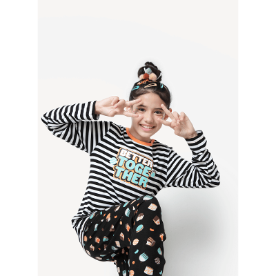 Pijama Manga Longa Menina Viscolycra Better Together
