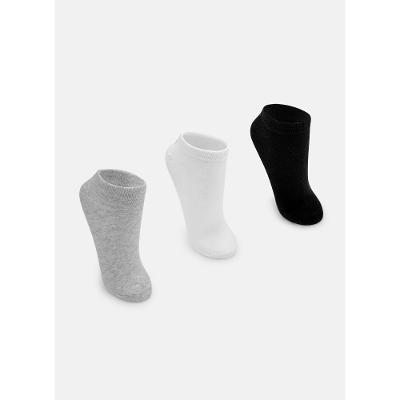 Kit com 3 Meias Unissex Lisas