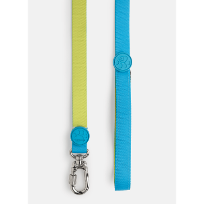 Guia Style para Pets Color Block Azul