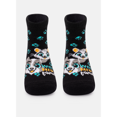 Meia Soquete Cano Curto Bebê Família Pets