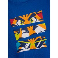 Camiseta Manga Curta Algodão Menino Tigre Roar