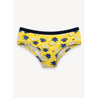 Calcinha Caleçon Algodão Menina Minions