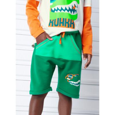 Bermuda Infantil Moletom Dino Surf