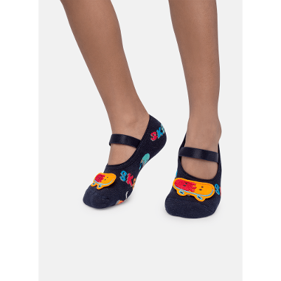 Meia Sapatilha com Aplique Infantil Skate