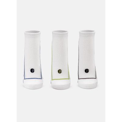 Kit com 3 Meias Soquete Adulto Quadriculado