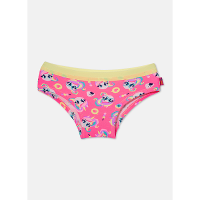 Calcinha Caleçon Algodão Menina Teen Unicórnio Kawaii