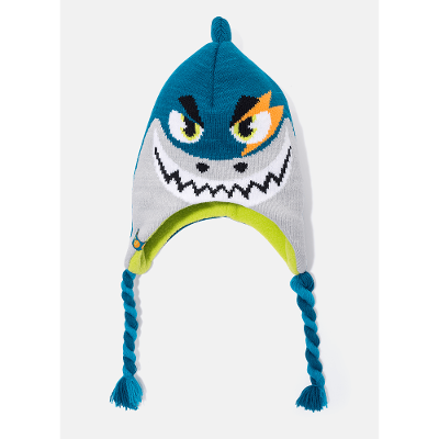 Gorro Bebê Menino Tubarão Rockstar