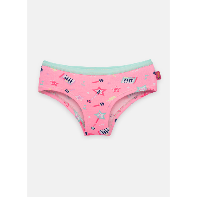 Calcinha Caleçon Rosa Menina Unicórnio Popstar
