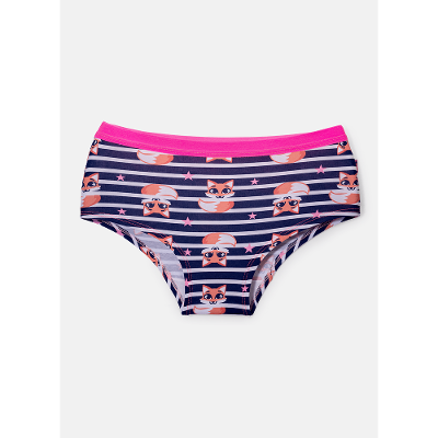 Calcinha Caleçon Algodão Feminina Raposa